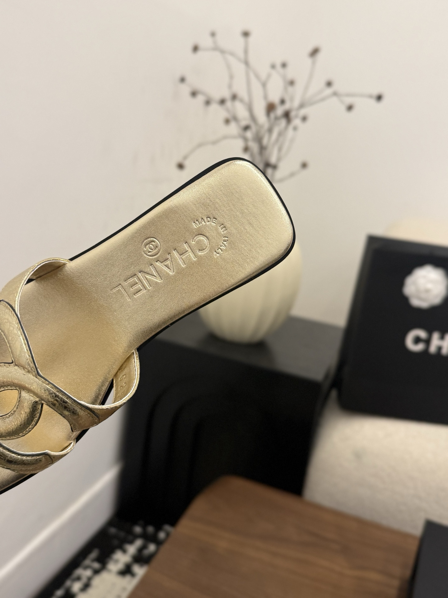 UA Chanel Honey Slippers