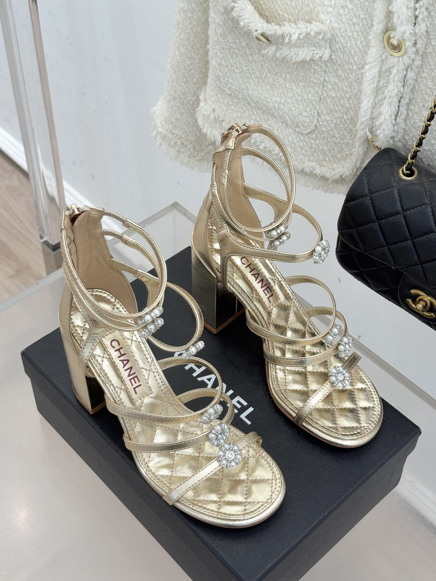 UA Chanel Sandals