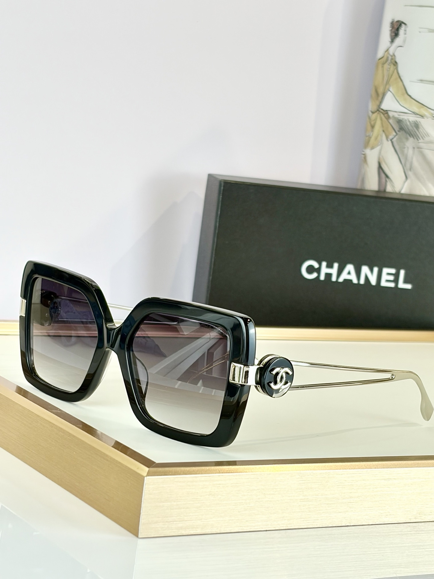 Ch**el glasses ch5512-h 56-18-145