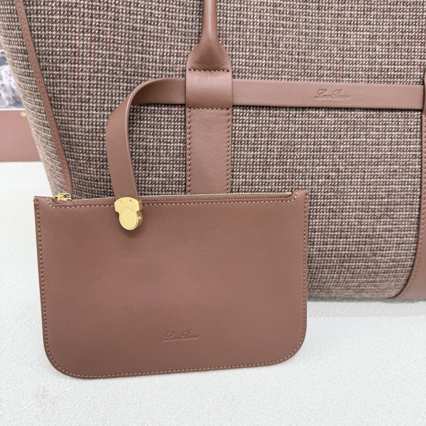 Loro Piana Large Ghiera Shopper 40x26x18cm