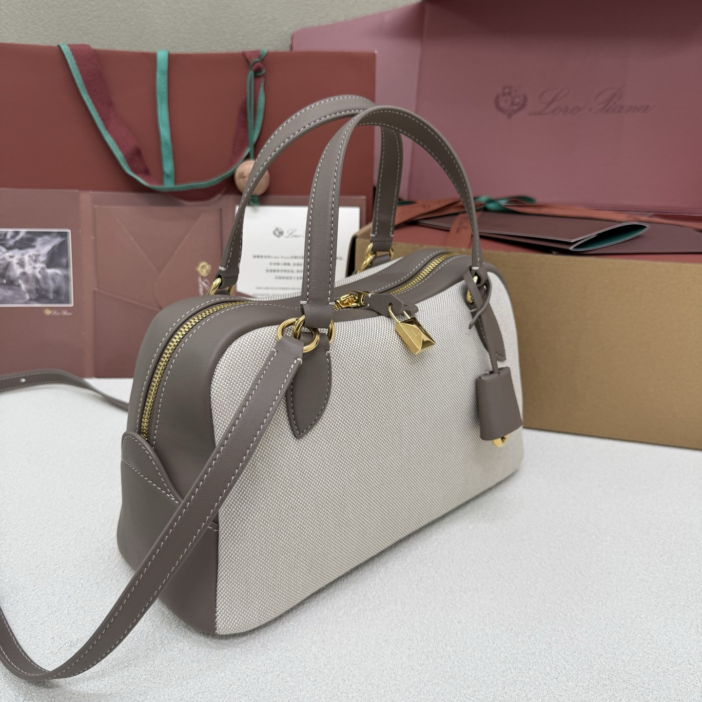 Loro Piana Small Needle Bag 31x15x16cm