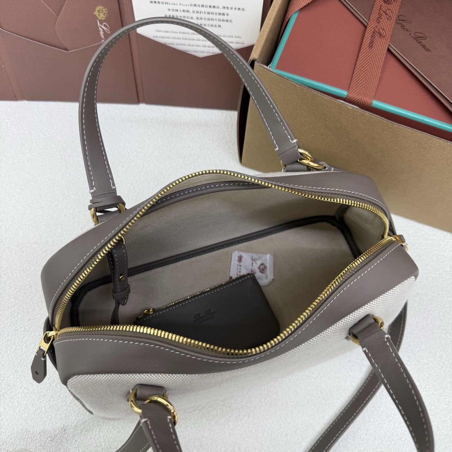 Loro Piana Small Needle Bag 31x15x16cm