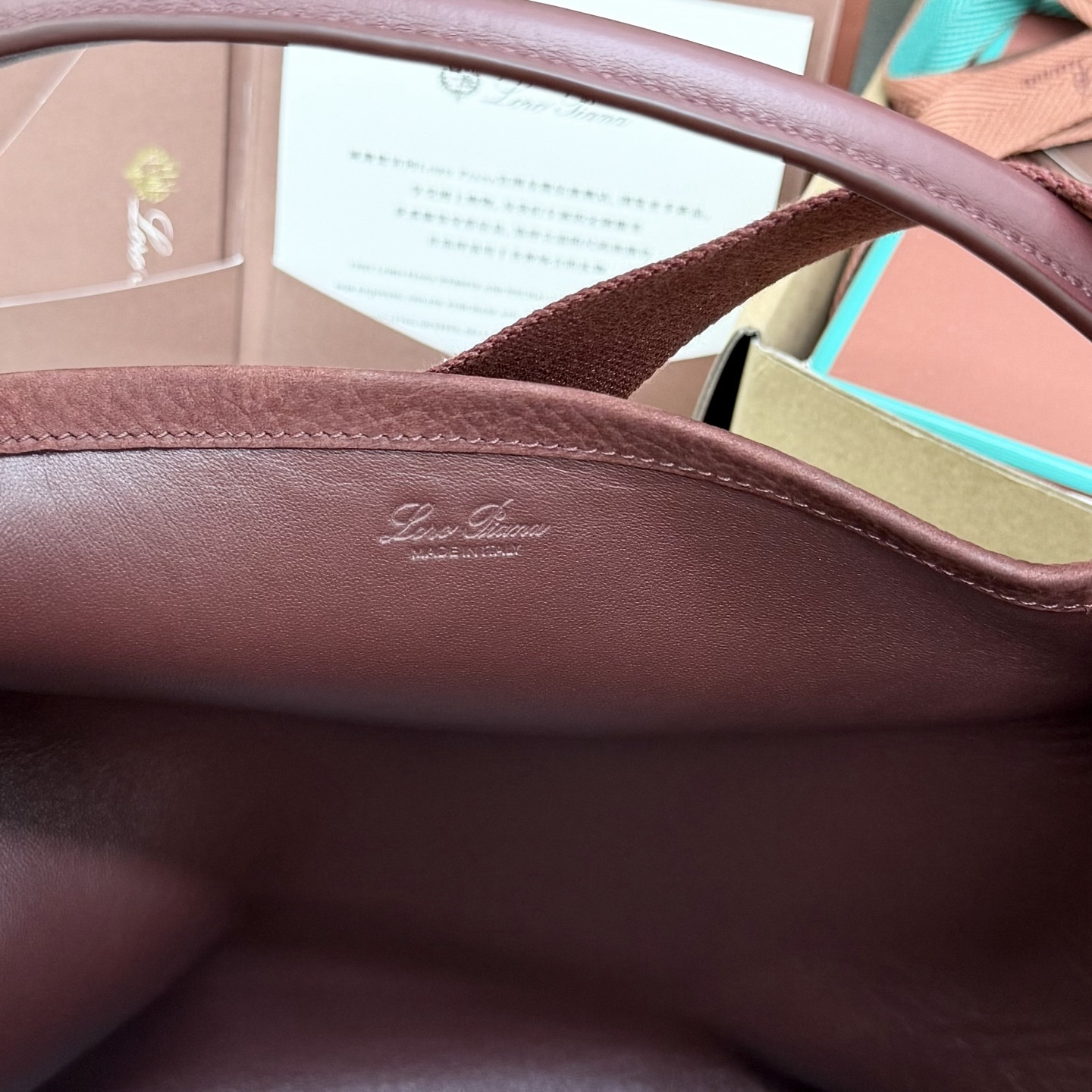 Loro Piana Large Bale Bag 28x36x22cm