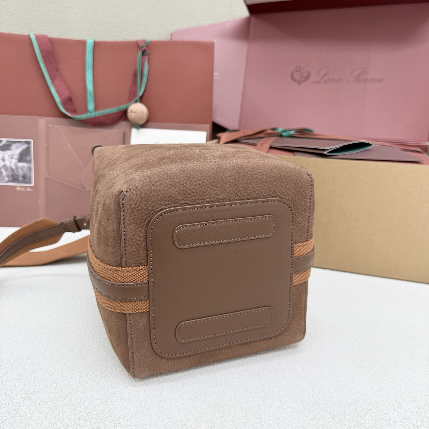 Loro Piana Small Bale Bag 17x20x17cm