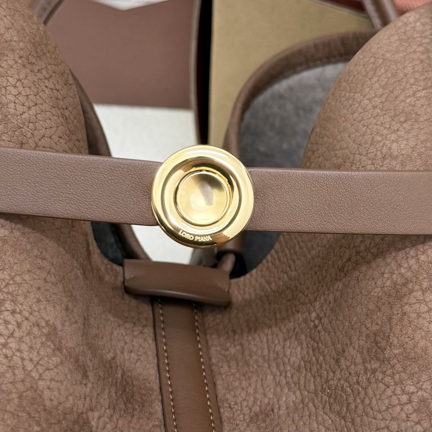 Loro Piana Small Ghiera Shopper 28x19x12cm