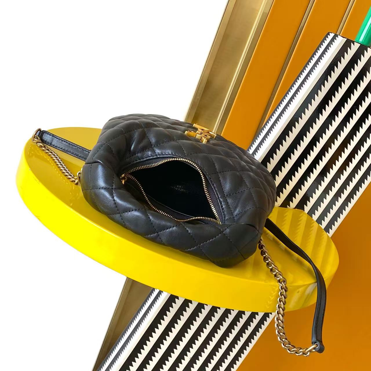 YSL ICARINO mini in quilted nappa 19x12x5cm