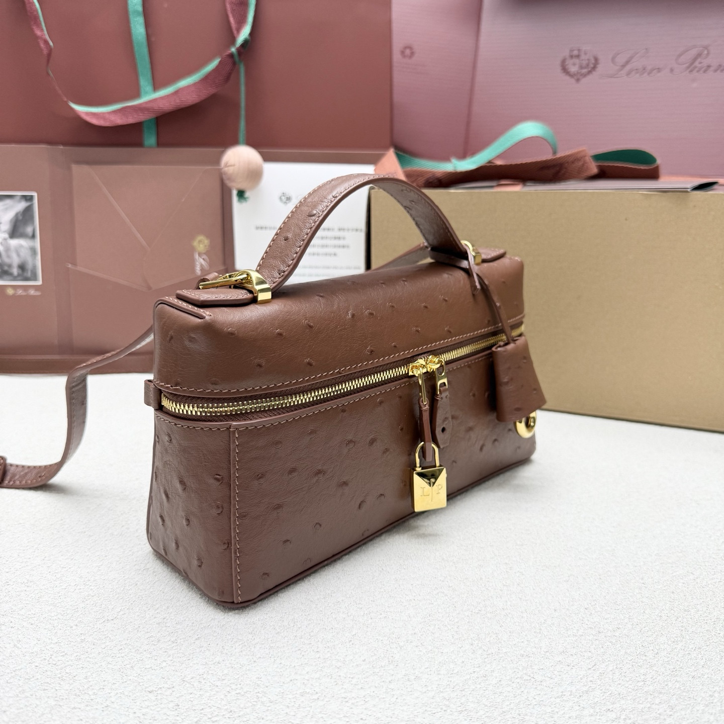 Loro Piana Extra Bag L23 23x12x7cm