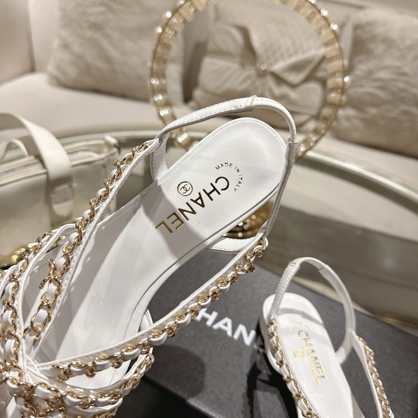 UA Chanel Sandals