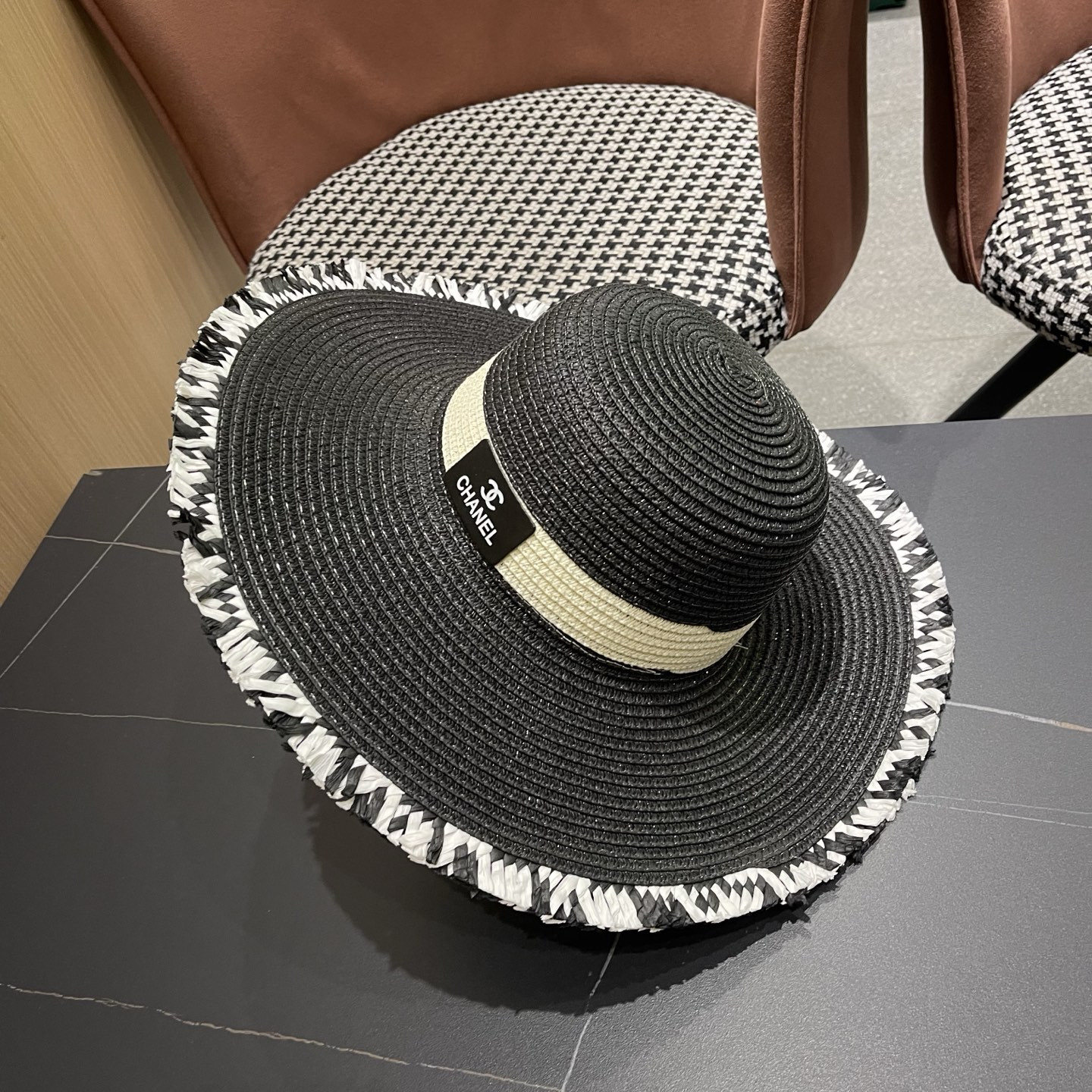 Ch**el straw hat