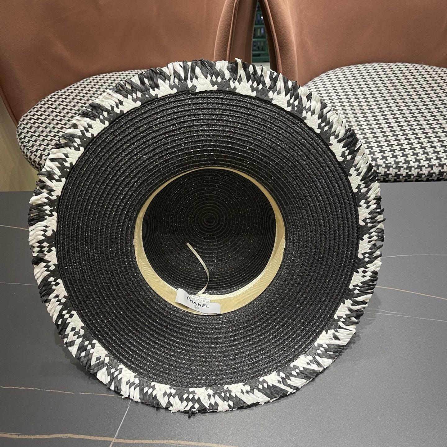 Ch**el straw hat