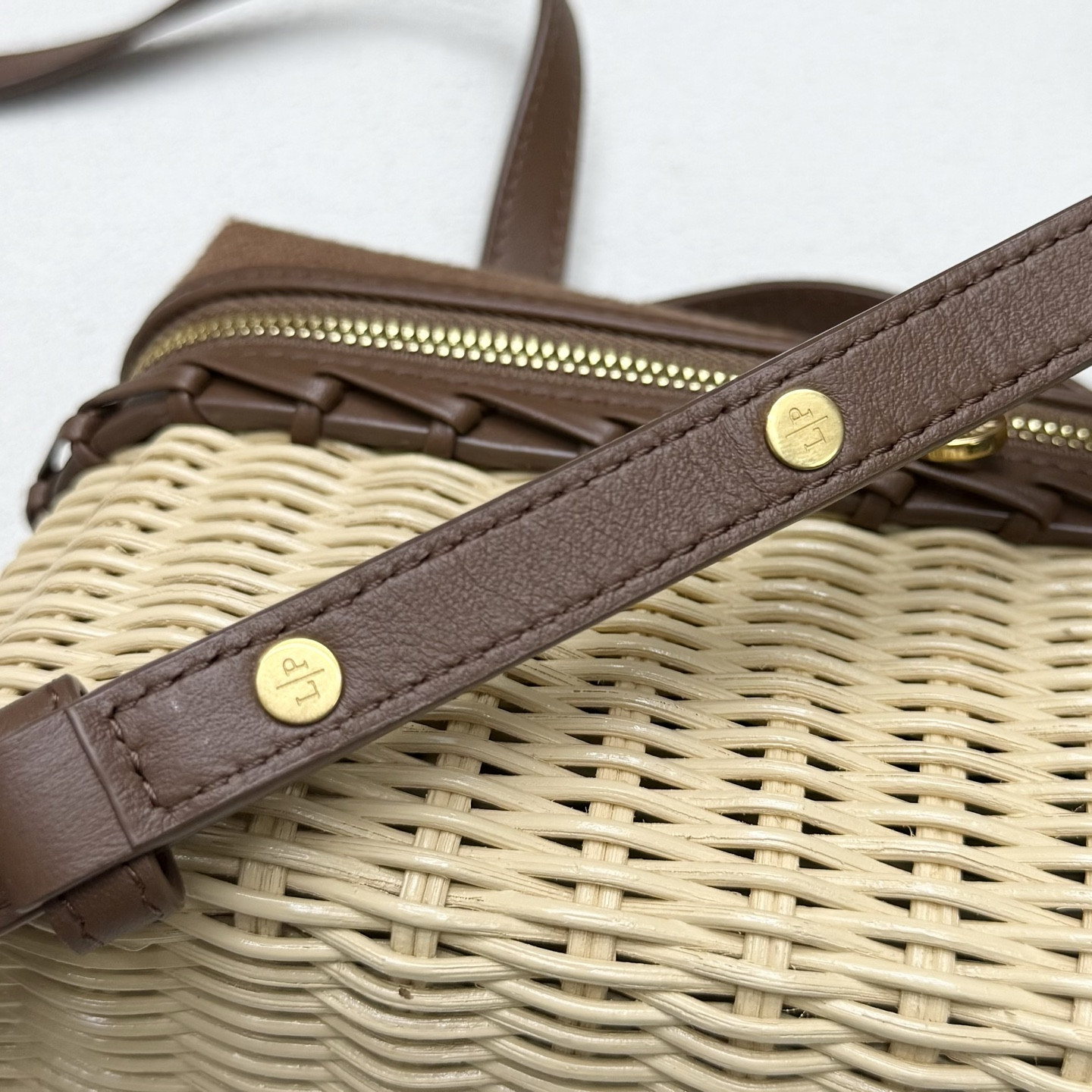 Loro Piana Extra Pocket L19 Wicker Bag 19 x 11.5 x 7cm
